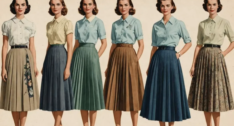 Pleated Dresses history