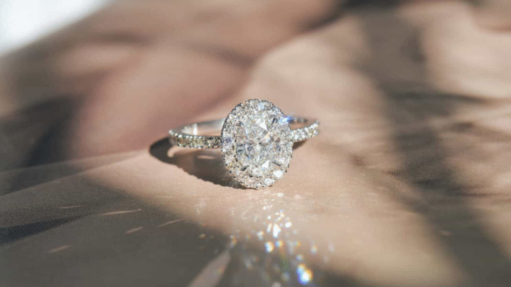 Perfect Halo Engagement Ring