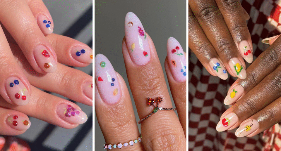 Micro Fruit Nails & Dollcore Beauty: Playful TikTok Nail Art Trends