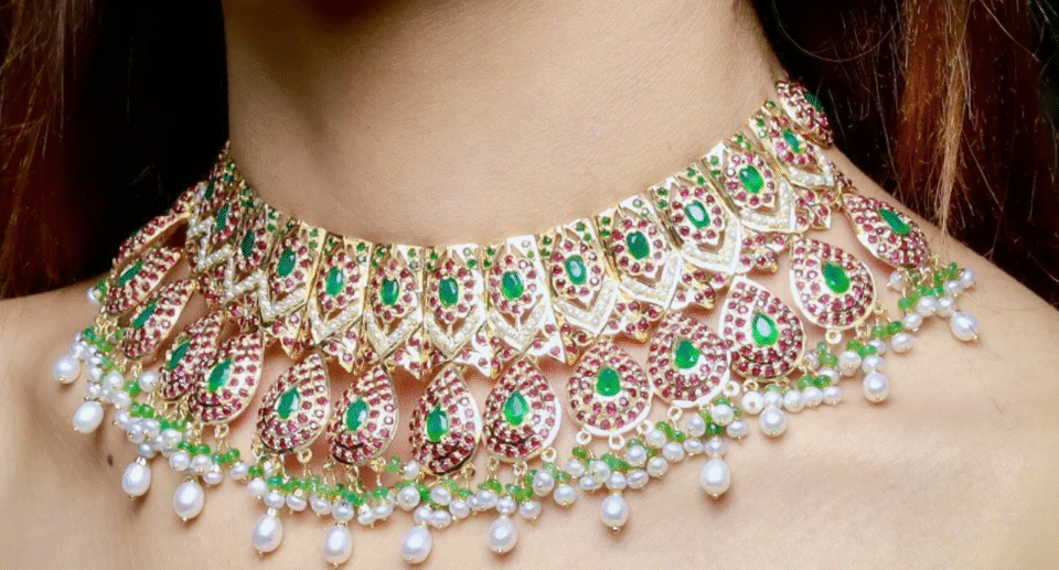 Multicolor necklace sets wedding fashion