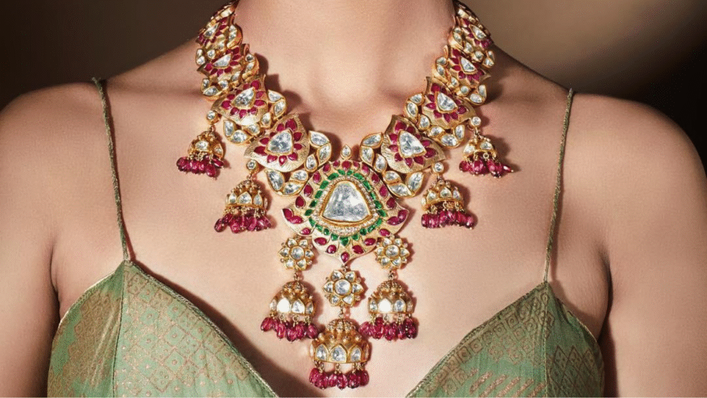 Multicolor necklace sets wedding fashion
