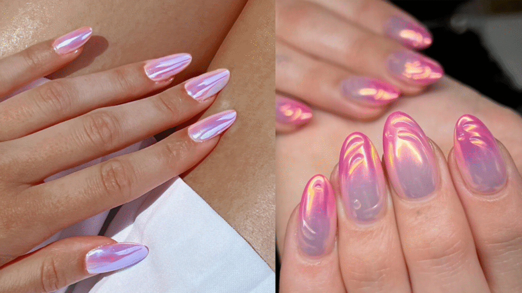 Blush Nails Trend
