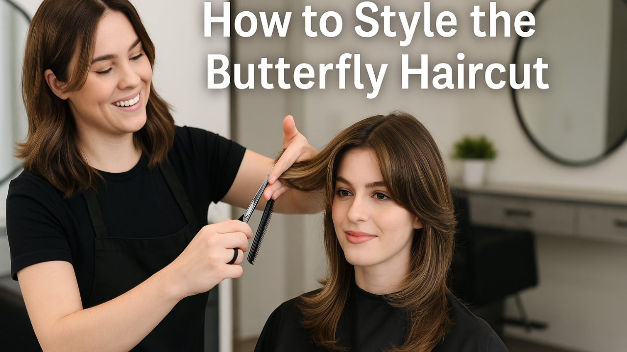 How to Style the Butterfly Haircut: A 2025 Guide