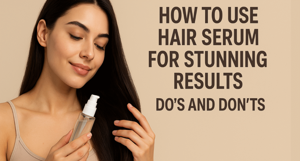 How to use Hair Serum for stunning Result: Do’s and Don’t